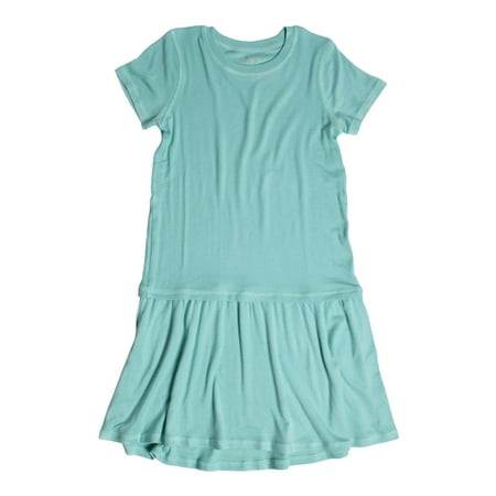

KIDPIK Girls Short Sleeve Drop Waist Knit T-Shirt Dress Size: 2T - XXL (16)
