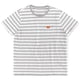 thumbnail image 1 of Camisetas de Manga Corta de los Hombres Nueva Camiseta de Cuello Redondo de Rayas de Verano, Ligero Slim Fit Top, 1 of 7