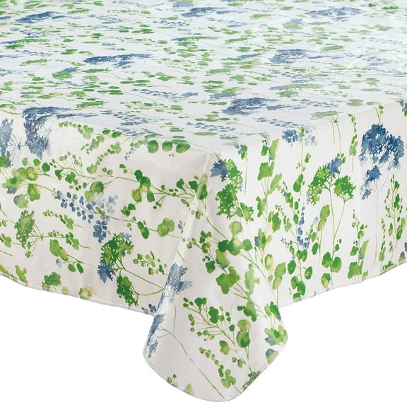 Botanical Bliss Vinyl Table Cover, 60" x 90" Oblong