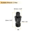 thumbnail image 2 of Unique Bargains M8x22-1.25 Vis de Réglage pour Carbure Insert CNC Tour Porte-Outil, 10 Pack, 2 of 6
