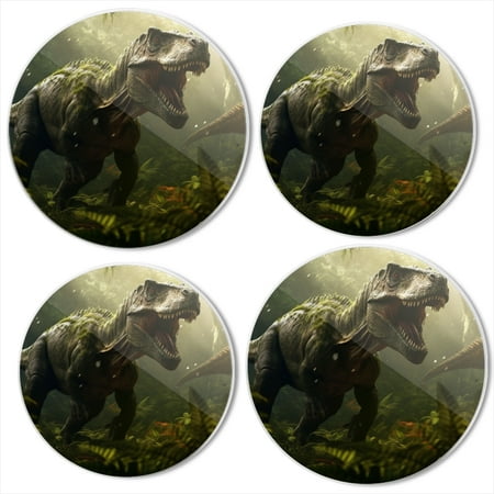 

Bahomeck Electric Stove Burner Covers Set Of 4 Fierce Tyrannosaurus Rex Roaring In The Lush Metal Gas Stove Burner Covers Protecting Gas Stoves 8 Inch And 10 Inch