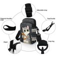 thumbnail image 5 of HELLHERO Cat Pattern Design with Zipper Double-layer with Shoulder Strap 4.33x1.97x7.09 Crossbody Small Bags Polyester Crossbody Bag for Adult, 5 of 7