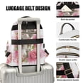 thumbnail image 4 of Fashion Quilted Backpack for Women Lightweight Travel Daypack Casual Bag for Shopping Travel A Gray-white Cat S, 4 of 7