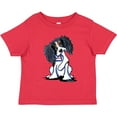 thumbnail image 3 of Inktastic Tri Color King Charles Spaniel Boys or Girls Toddler T-Shirt, 3 of 5