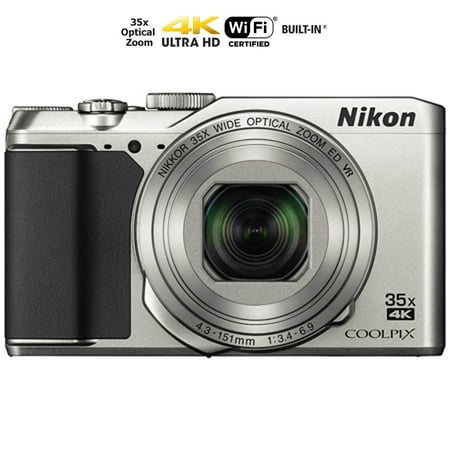 Restored Nikon COOLPIX A900 20MP HD Digital Camera w/ 35x opt. Zoom & WiFi - Silver (26505B) (Refurbished)