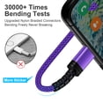 thumbnail image 4 of Type C Charger Fast Charging Cable 10ft 10 feet,3PACK HopePow Usb A to Usb C Cable 10ft Charging Cable Android Charger High Speed Phone Charger Cord Type C Fast Charging,Multi-color, 4 of 7