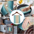thumbnail image 3 of Turquoise Ombre Kitchen Towels Set of 4, Water Absorbent Dish Towel, Modern Yellow Gradient Farmhouse Art Decorative Hand Towels - Quick Drying Cloth for Cooking Baking, 18x28 Inch, 3 of 8