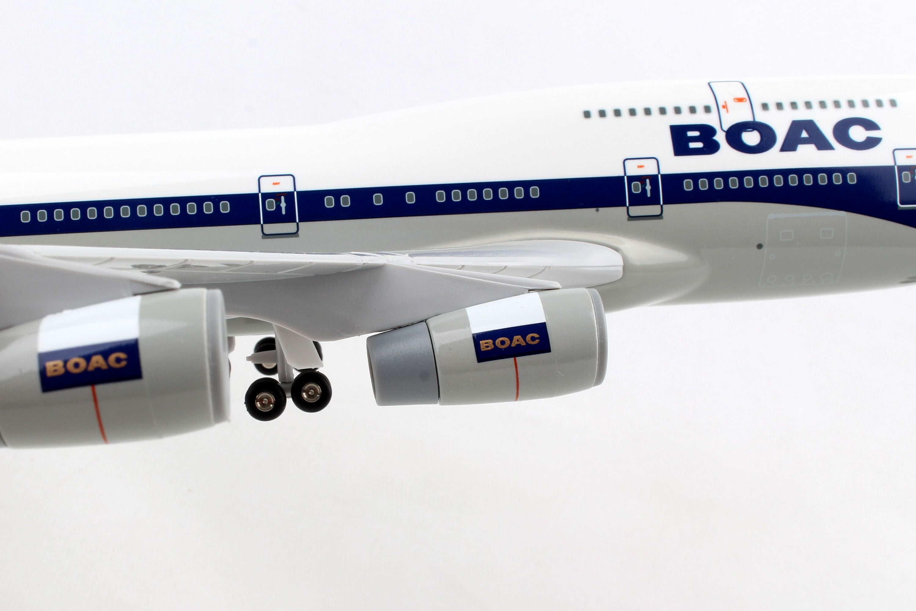 British BOAC 747-400 1/200 ブリティッシュ 1/200 B747-400 ブリティッシュ BOAC 復刻レトロ塗装 G-BYGC