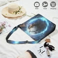 thumbnail image 2 of Adjustable Strap Casual Purse - Baseball & Football Print Large Capacity Crossbody Bag, 2 of 5