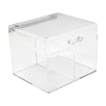 thumbnail image 1 of Caja de almacenamiento de tarjetas fotográficas, organizador de colección de organizador de escritorio multiusos para tarjetas comerciales artesanales, 1 of 8