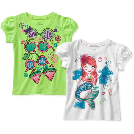 Faded Glory - Little Girls' Graphic Tees