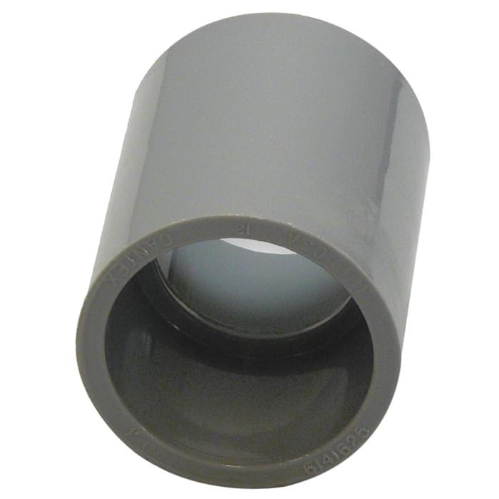 Cantex 6141632 Schedule40 Gray PVC Female Coupling With Center Stop 4