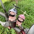 thumbnail image 2 of Motocicleta Lindo Cerdo Rosa Con Casco Hélice Pato Rompevientos De Motor Bicicleta De Carretera Accesorios De Coche Equitación Ciclismo huangjie unisex, 2 of 2