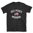 thumbnail image 1 of Des Peres Missouri Patriot Men's Cotton T-Shirt, 1 of 1