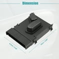 thumbnail image 3 of Interruptor de ajuste de Control del interruptor del asiento eléctrico del coche del lado izquierdo delantero para Chrysler 200 2011-2017 negro, 3 of 7