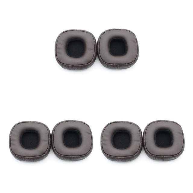 Seitruly 2x Cojín Almohadillas para los oídos Esponja de malla Accesorios para jugadores Reemplazo de la cubierta para Marshall III Type1 NO1