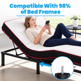 thumbnail image 5 of Adjustable Bed Legs 8-12 Inch, Heavy Duty Replacement Bed Frame Legs with M8 Threads, Reinforced ABS Furniture Legs for Adjustable Beds, Sofa, Desk & Furniture, 4 Pack, 5 of 8