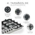 thumbnail image 4 of Parrilla A Gas Bloosom  6 Quemadores Nube Color Plata, 4 of 5