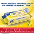 thumbnail image 3 of Disinfecting Wet Wipes Handbag, Multi-surface Antibacterial Cleaning Wipes, for Disinfection and Cleaning, Lemon and Lime Blossom Scent, 480 Pieces (6 Packs), 3 of 4
