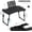 Black, variant on Adjustable Lap Desk for Bed with Storage Drawer, Foldable Bed Table, Tablet Slot, Cup Holder, Portable Laptop Stand for Bed & Sofa, Deep Stone Color