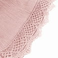thumbnail image 5 of vigerkar Women Floral Lace Trim Shorts Casual Summer Shorts Plus Size High Waist Drawstring Dressy Shorts Trendy Clothes Pink, XL, 5 of 5