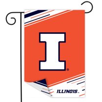 Briarwood Lane Illinois University NCAA Licensed Double-Sided Garden Flag