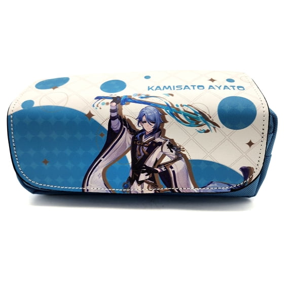 Kamisato Ayato Style A - Genshin Impact 7x4" Clutch Pencil Bag