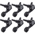 thumbnail image 1 of RENACLIPY 6Pcs Guitar Tuning Pegs Black Material Universal Guitar Accessories for Replacement, 1 of 8