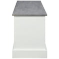 thumbnail image 2 of Bowery Hill 6 Drawer Storage Bench in White and Gray, 2 of 7