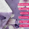 thumbnail image 7 of Flannel Fleece Throw Blanket, Soft Large Throw Blanket, Lightweight Cozy Plush Throw Blanket Fit Sofa Bed, 30"x40", Florals, 7 of 7