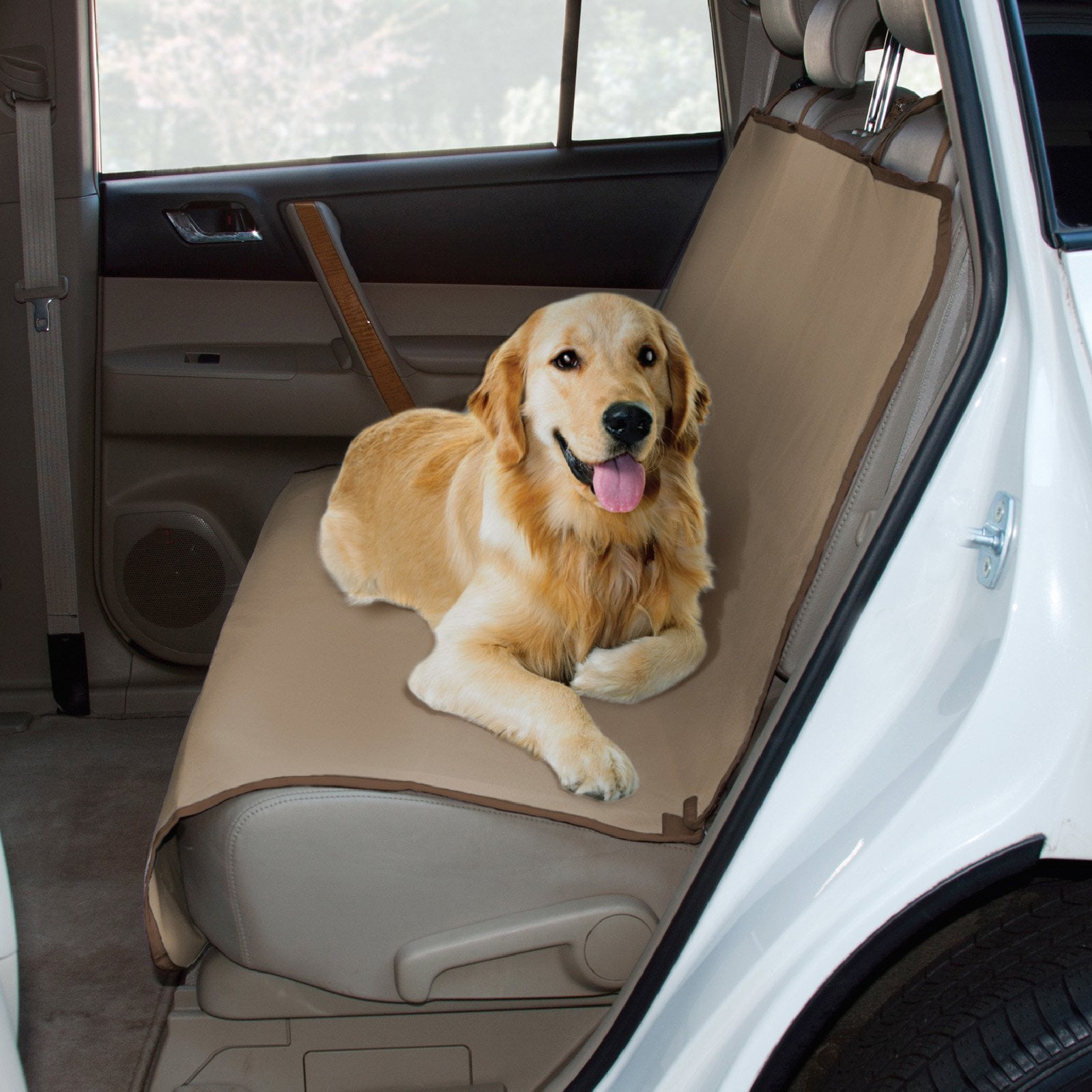 Paws Claws Waterproof And Tear Proof Oxford Bench Style Car Seat Cover