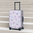 thumbnail image 6 of Haiem daisy and butterfly Pattern Luggage Cover Printed Suitcase Covers for Luggage Elastic Washable Suitcase Protector Fits 18-32 Inch Luggage-Medium, 6 of 7