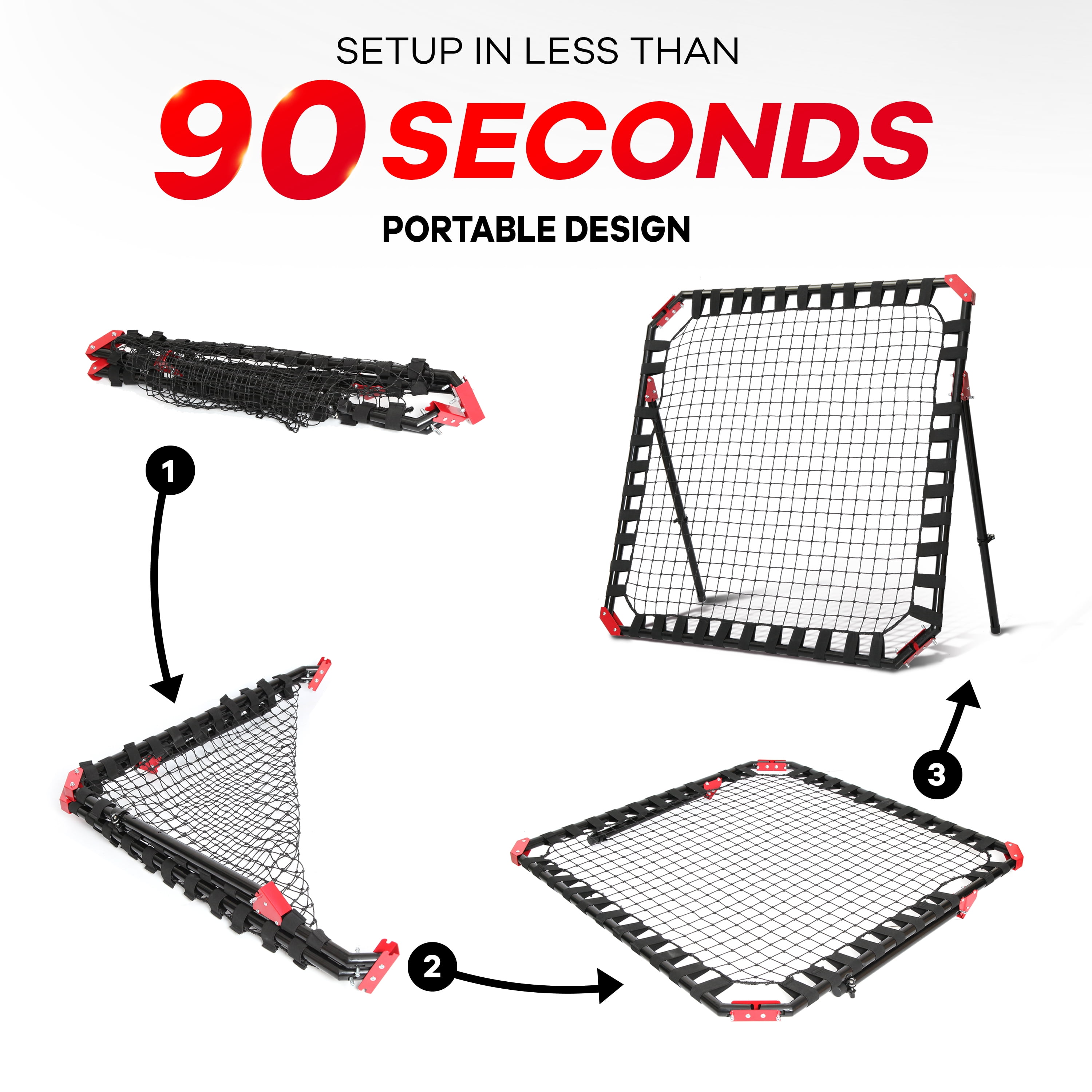 Soccer Rebounder Football Gifts | Kick-Back Rebound Net for Kids & Teens