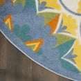 thumbnail image 4 of Nourison Aloha Indoor/Outdoor Multicolor 7'10" x ROUND Area Rug, (8 Round), 4 of 9