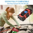 thumbnail image 4 of facefd Smart Car Battery Charger for Car Motorcycle Lawn Mower 12V 24V Compatible Automotive Battery Charger Maintainer Pulse Repair Charger Pack No.1, 4 of 6