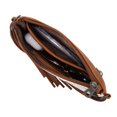 thumbnail image 4 of Bandolera Montana West Fringe de piel de vacuno vintage, 4 of 7