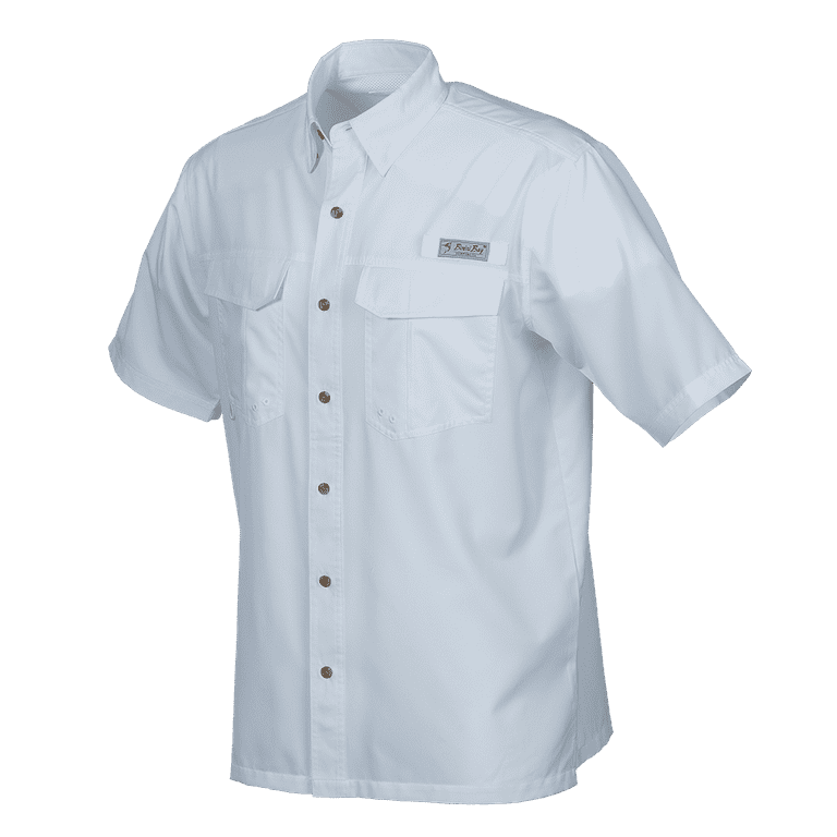 Columbia Men's Bonehead Short-Sleeve Shirt Embroidery White / x Large