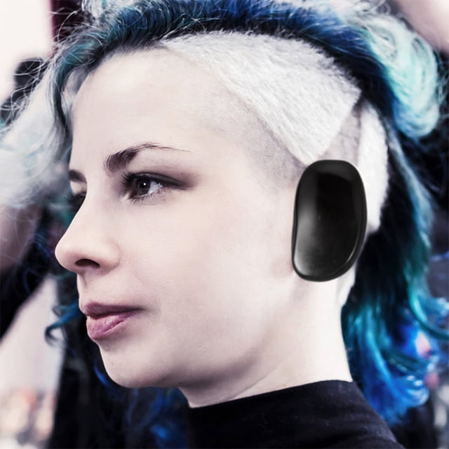 BESTYASH 20pcs Hair Dye Ear Caps Plastic Round for Hair Coloring Protection for Personal Users