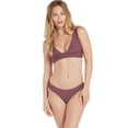 thumbnail image 4 of $38 Volcom Standard Simply Seamless Cheekini Mauve Bikini Bottom ONLY  Large, 4 of 4