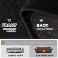 thumbnail image 4 of Dark Couch Covers for Sectional Sofa Couch Cover L Shape Couch Covers for Dogs Washable Couch Cover Banket Modern Sofa Slipcovers Super Soft Sofa Towel for Kids Pets ” x ”, 4 of 9