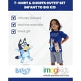 thumbnail image 3 of Bluey Bingo Infant Baby Boys T-Shirt and Mesh Shorts Outfit Set Infant to Little Kid, 3 of 5