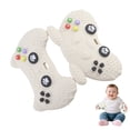 thumbnail image 6 of Baby Teething Toys Set, 2 Pcs Silicone Game Controller Teething Toys for 3-6 month 6-12 Months - Sensory Toy Chew Toys Educational Toys for Toddler - White, 6 of 8