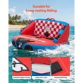 thumbnail image 4 of VEVOR Towable Tubes for Boating, 2-Rider Inflatable Towable Tube for Boat to Pull, 340 lbs Capacity Water Sports Boating Tubes - with Full Nylon Cover, Dual Tow Points, Safety Valve & Padded Handles, 4 of 9