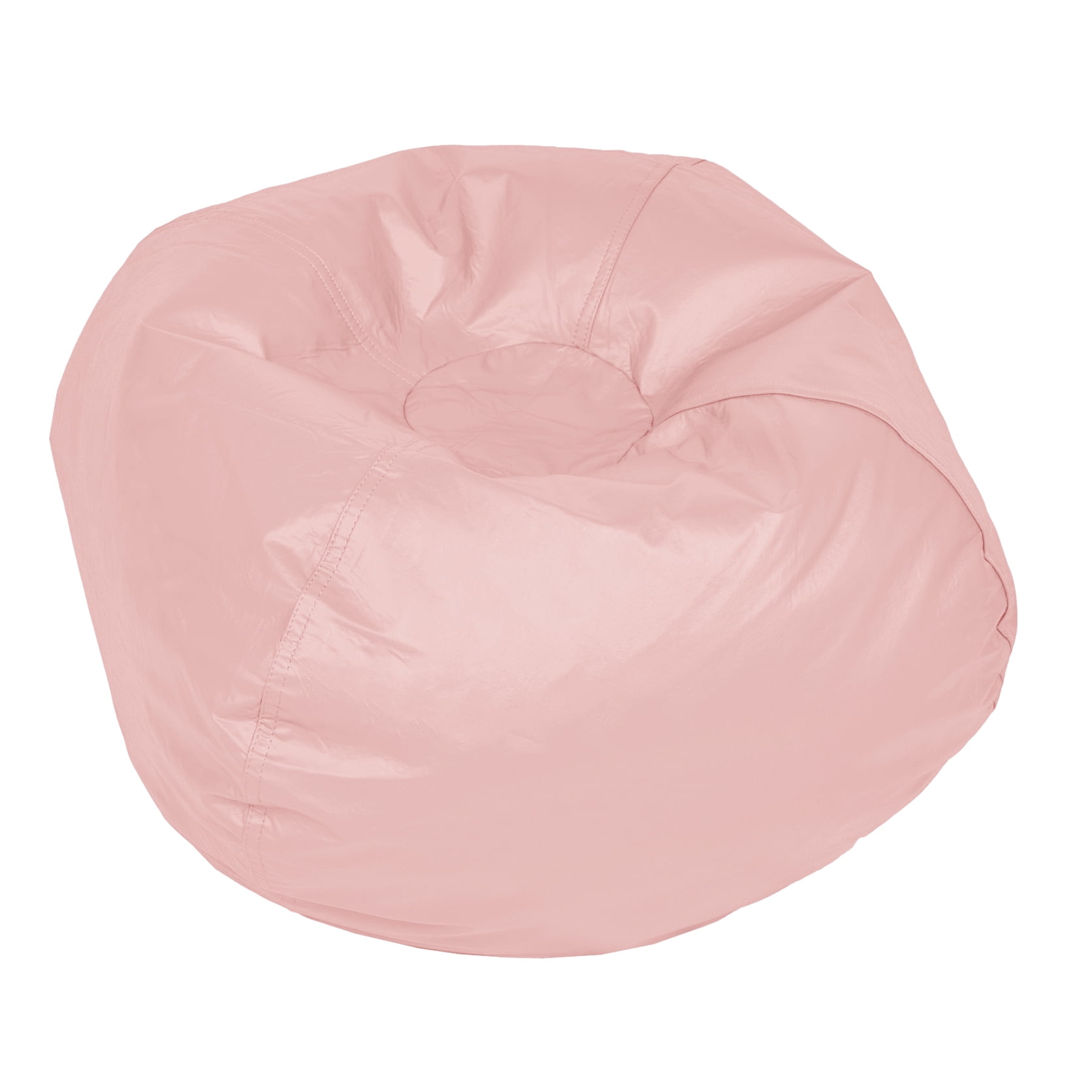 Medium Vinyl Bean Bag Blush Pink ACEssentials BrickSeek