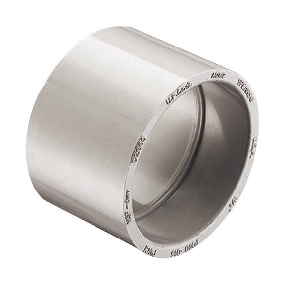 Manufacturer Varies PVC Coupling, Socket, 4 in Pipe Size P100-040