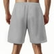 thumbnail image 5 of pstuiky Pantalones cortos de gimnasio para hombre, Pantalones cortos de trabajo de pierna recta, holgados y cómodos, de color liso, a la moda y para tiempo libre para hombre Pantalones cortos de golf, 5 of 6