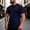 Navy, variant on Men's T-Shirt Pocket Short Sleeve Shirts Running Athletic Workout Active Sun Protection Quick Dry Big and Tall Size S-3XL Sky Blue