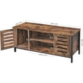 thumbnail image 5 of VASAGLE Muebles para TV con puertas de lamas y estantes ajustables, 5 of 5