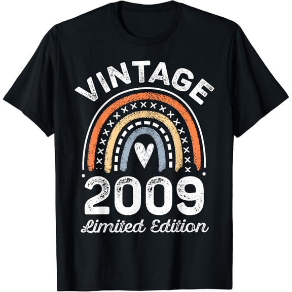 Vintage 2009 Limited Edition 15 Year Old Gifts 15th Birthday T-Shirt
