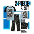 thumbnail image 5 of TUFF GUYS Boys Pajama Set Short Sleeve Sleep Shirt and Pajama Pants Sleepwear 2 Piece, 5 of 7